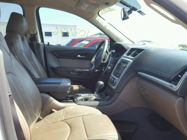 1GKKRRKD4DJ231796 - 2013 GMC ACADIA SLT თეთრი ფოტო 5