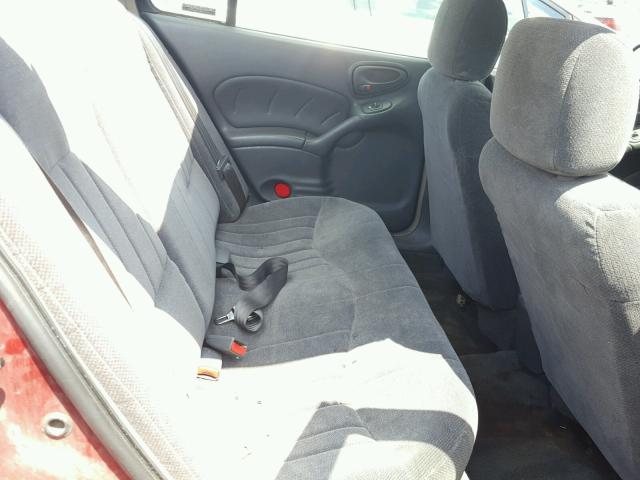 1G2NF52E8YM880867 - 2000 PONTIAC GRAND AM S Tünd qırmızı foto 6