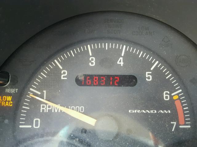 1G2NF52E8YM880867 - 2000 PONTIAC GRAND AM S Tünd qırmızı foto 8