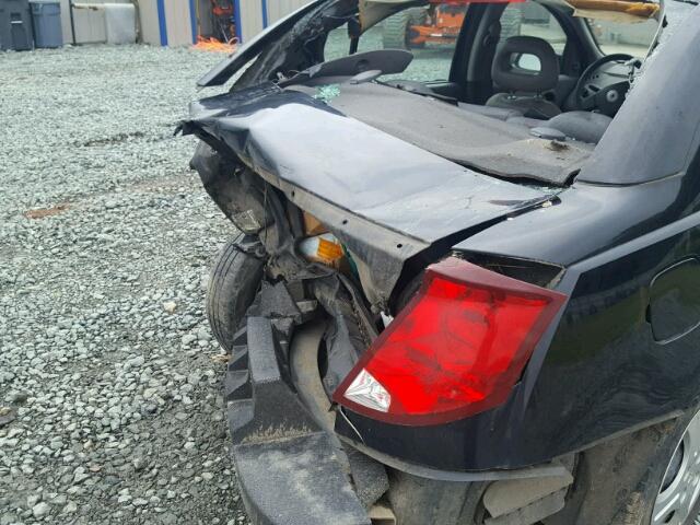 1G8AF52F85Z114486 - 2005 SATURN ION LEVEL BLACK photo 9