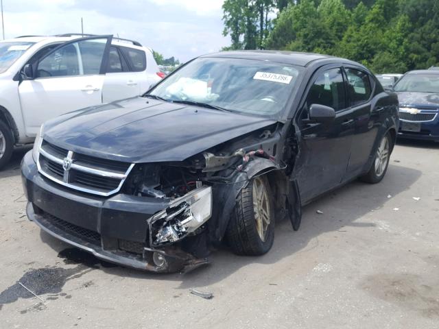 1B3CC5FB4AN228129 - 2010 DODGE AVENGER R/ BLACK photo 2