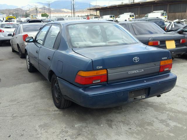 1NXAE09BXRZ195181 - 1994 TOYOTA COROLLA LE BLUE photo 3