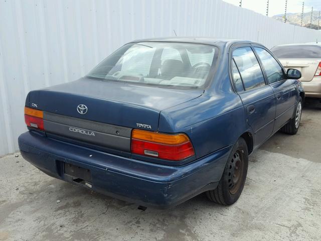 1NXAE09BXRZ195181 - 1994 TOYOTA COROLLA LE BLUE photo 4