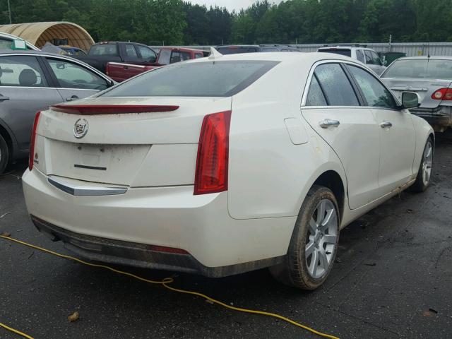 1G6AA5RA4E0178515 - 2014 CADILLAC ATS WHITE photo 4