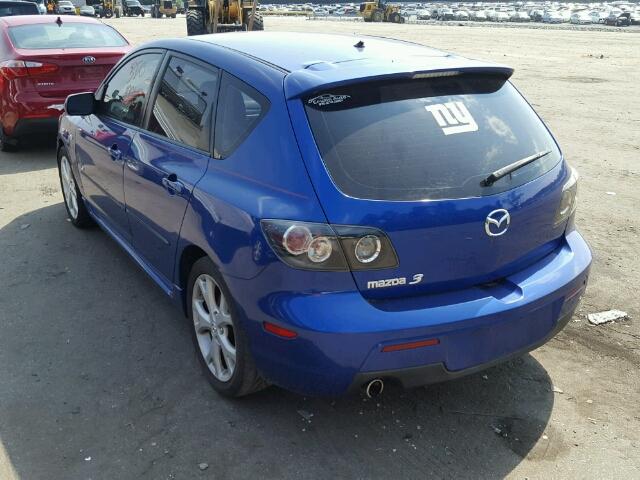 JM1BK343671691810 - 2007 MAZDA MAZDA3 BLUE photo 3