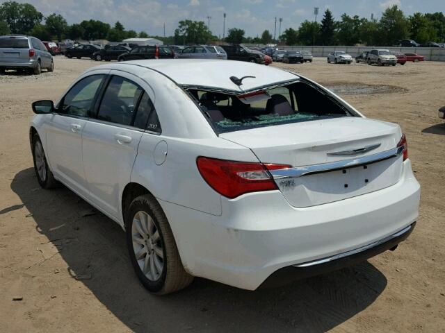 1C3CCBBB7DN701436 - 2013 CHRYSLER 200 TOURIN WHITE photo 3