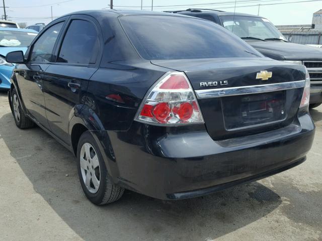 KL1TD56658B209106 - 2008 CHEVROLET AVEO BASE Qara foto 3