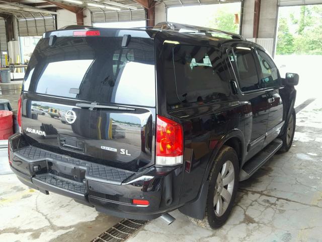 5N1BA0ND4BN600037 - 2011 NISSAN ARMADA SV BLACK photo 4