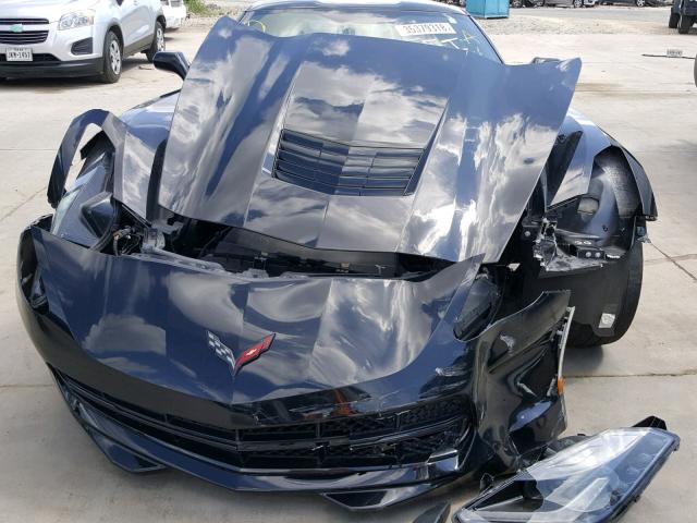 1G1YG2D74G5115854 - 2016 CHEVROLET CORVETTE S BLACK photo 9