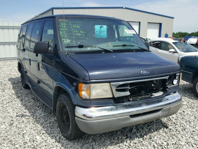 1FDRE14L1YHB06999 - 2000 FORD ECONOLINE BLUE photo 1