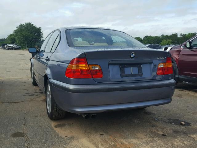 WBAAZ33445KW78706 - 2005 BMW 325 IS SUL BLUE photo 3