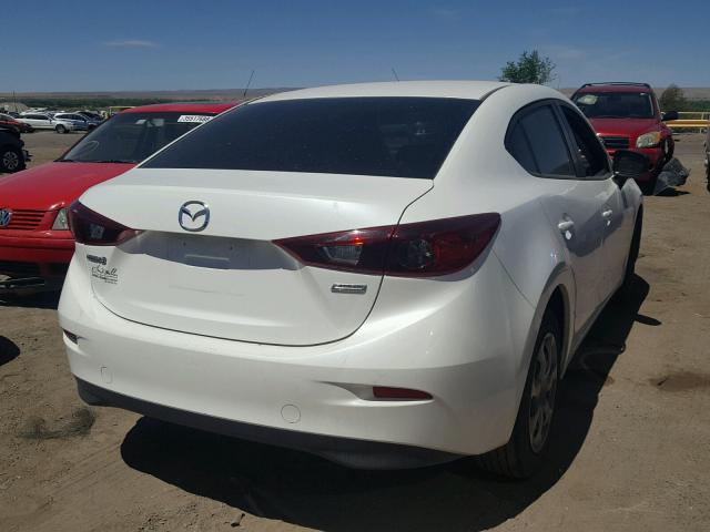 JM1BM1T75E1166270 - 2014 MAZDA 3 SV WHITE photo 4