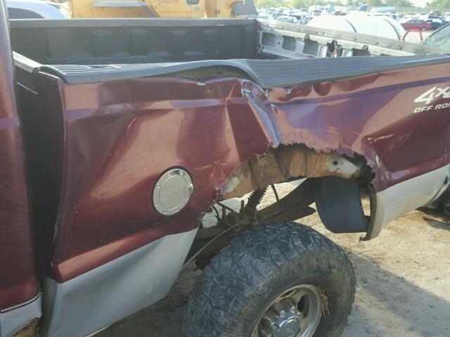 1FTNX21S3YEE00985 - 2000 FORD F250 SUPER MAROON photo 10