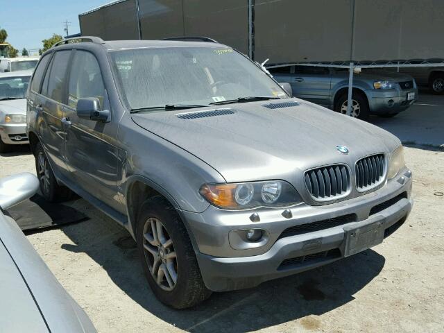 5UXFA13584LU30964 - 2004 BMW X5 3.0I GRAY photo 1