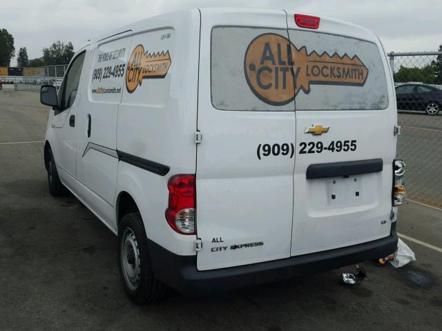 3N63M0YN3FK697518 - 2015 CHEVROLET CITY EXPRE WHITE photo 3