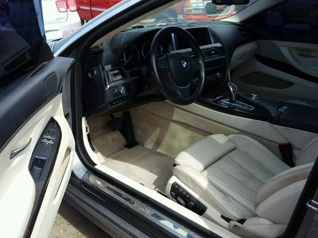 WBALX3C51CDV77857 - 2012 BMW 650 I GRAY photo 9