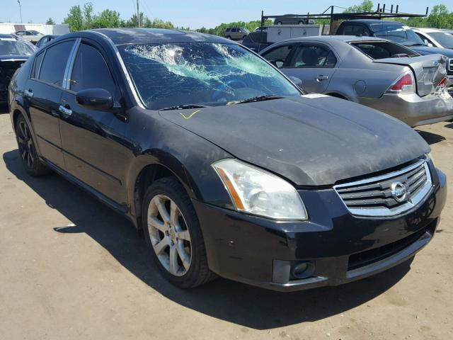 1N4BA41EX7C803419 - 2007 NISSAN MAXIMA SE BLACK photo 1