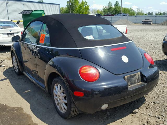 3VWCM31Y25M361626 - 2005 VOLKSWAGEN NEW BEETLE 黑色 照片 3