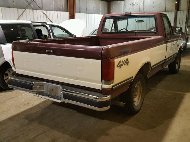 2FTEF26N1MCA02664 - 1991 FORD F250 TWO TONE photo 4