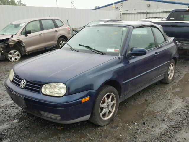 3VWCB61EXXM816867 - 1999 VOLKSWAGEN CABRIO GL BLUE photo 2