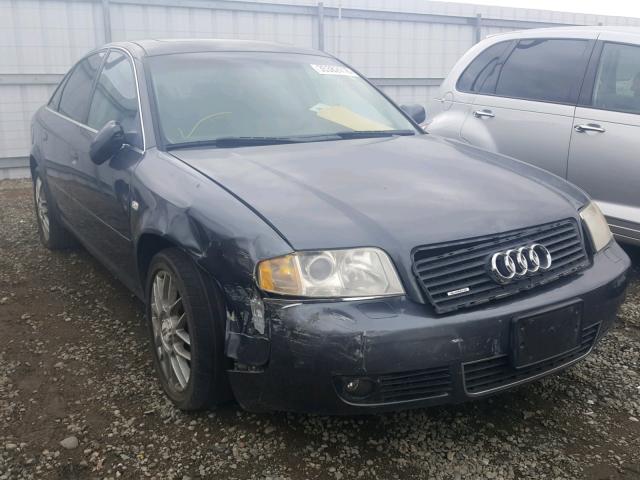 WAULT64B24N016113 - 2004 AUDI A6 3.0 QUA GRAY photo 1