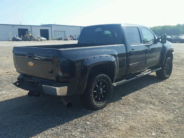 1GC1KYE80DF141522 - 2013 CHEVROLET SILVERADO BLACK photo 4