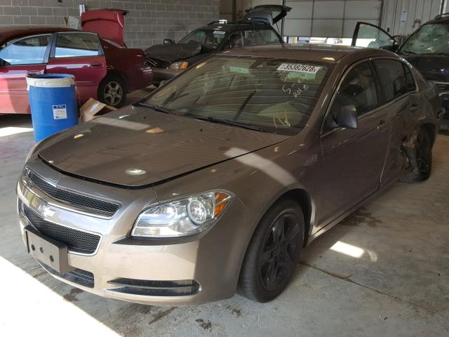 1G1ZA5EU8BF320897 - 2011 CHEVROLET MALIBU LS SILVER photo 2