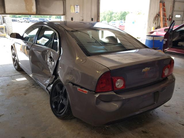 1G1ZA5EU8BF320897 - 2011 CHEVROLET MALIBU LS SILVER photo 3