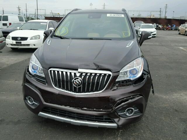 KL4CJDSBXFB265984 - 2015 BUICK ENCORE PRE BLACK photo 9