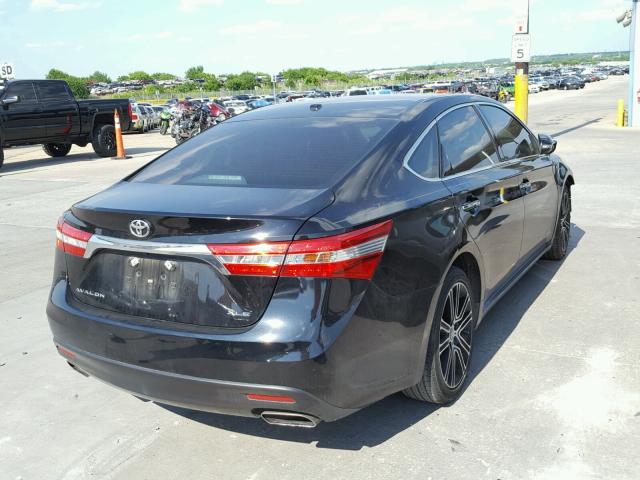 4T1BK1EB4FU155103 - 2015 TOYOTA AVALON XLE BLACK photo 4