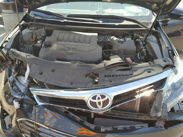 4T1BK1EB4FU155103 - 2015 TOYOTA AVALON XLE BLACK photo 7