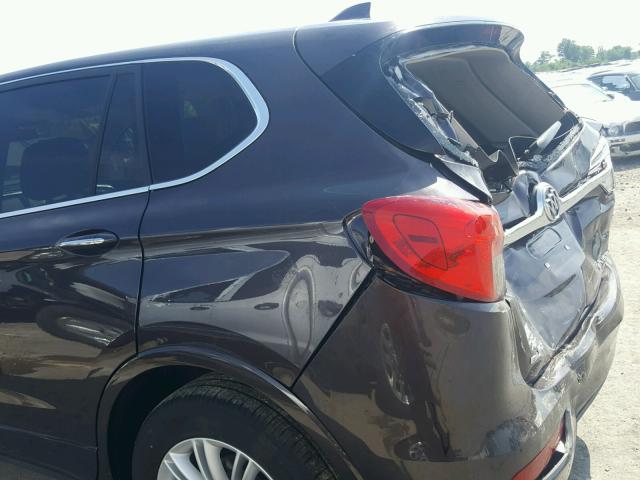 LRBFXASA3HD088529 - 2017 BUICK ENVISION P BLACK photo 9