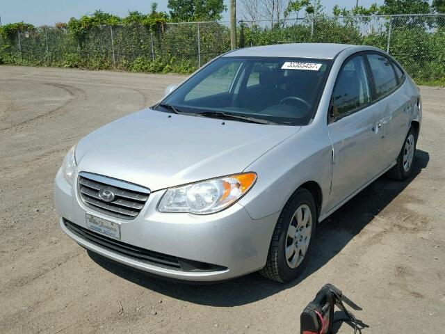 KMHDU45D09U783976 - 2009 HYUNDAI ELANTRA GL SILVER photo 2