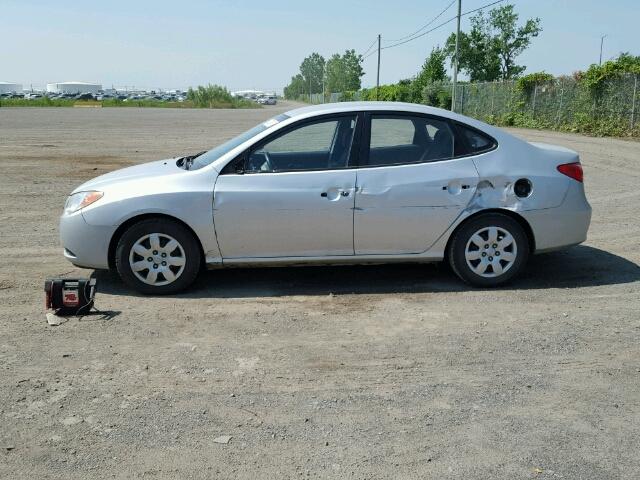 KMHDU45D09U783976 - 2009 HYUNDAI ELANTRA GL SILVER photo 9