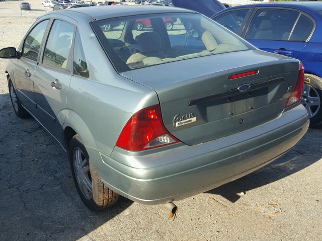 1FAFP34333W202950 - 2003 FORD FOCUS SE C GREEN photo 3