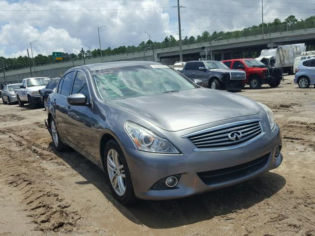 JN1DV6AP7CM810209 - 2012 INFINITI G25 BASE CHARCOAL photo 1