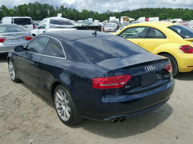 WAULFAFR0BA023943 - 2011 AUDI A5 PREMIUM BLUE photo 3