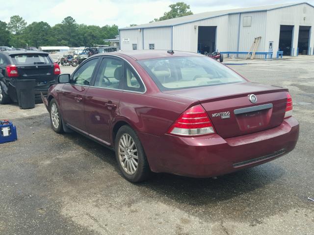 1MEHM42177G606240 - 2007 MERCURY MONTEGO PR 栗色 照片 3