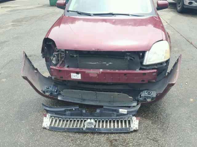 1MEHM42177G606240 - 2007 MERCURY MONTEGO PR 栗色 照片 9