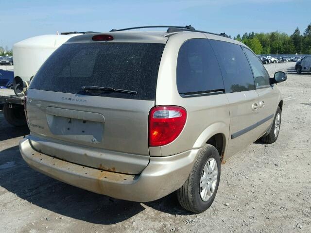 1D4GP25R36B560592 - 2006 DODGE CARAVAN SE GOLD photo 4