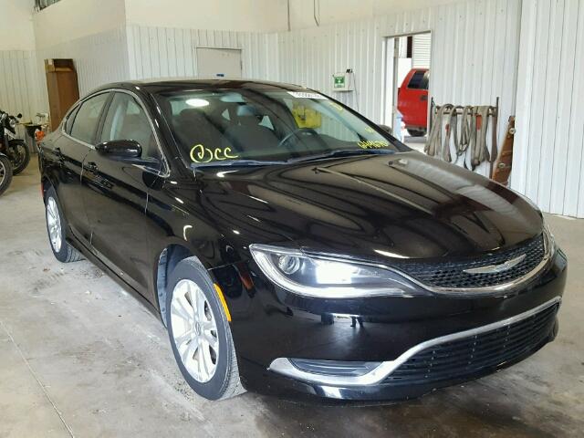 1C3CCCAB3FN649670 - 2015 CHRYSLER 200 LIMITE BLACK photo 1