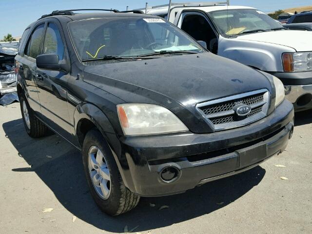 KNDJC733665528552 - 2006 KIA SORENTO EX BLACK photo 1