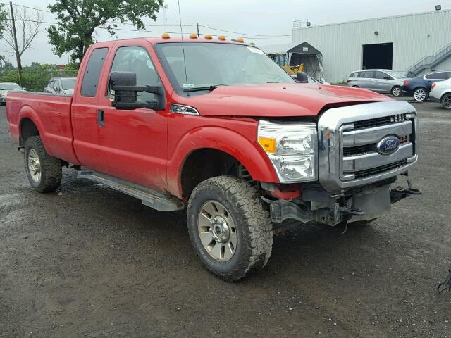 1FT7X2B6XEEB10460 - 2014 FORD F250 RED photo 1