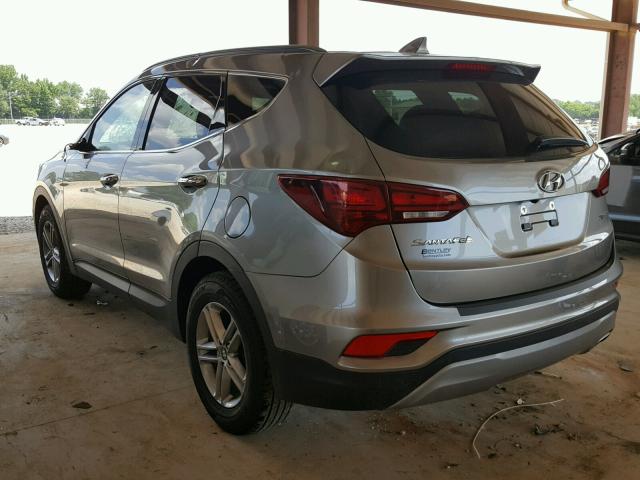 5NMZU3LB4JH061234 - 2018 HYUNDAI SANTA FE S GRAY photo 3