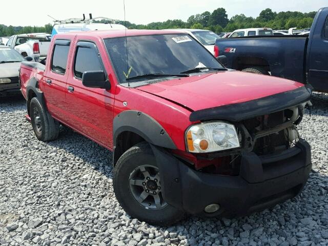 1N6ED27T32C394131 - 2002 NISSAN FRONTIER RED photo 1