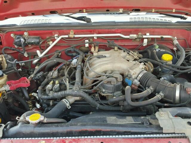 1N6ED27T32C394131 - 2002 NISSAN FRONTIER RED photo 7