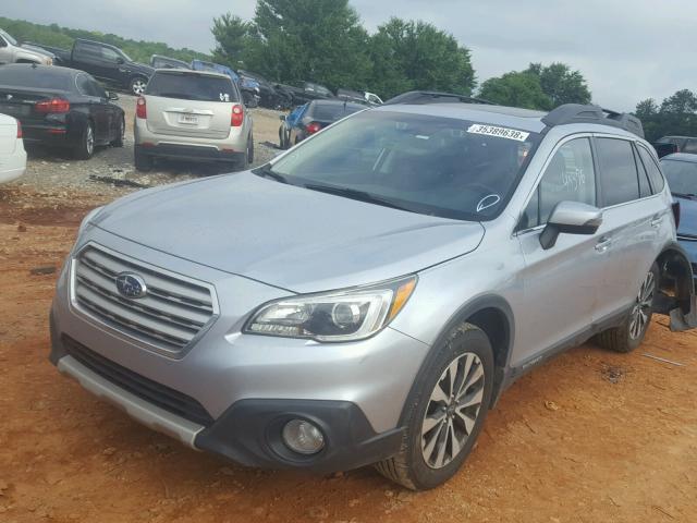 4S4BSENC4G3272624 - 2016 SUBARU OUTBACK 3. GRAY photo 2