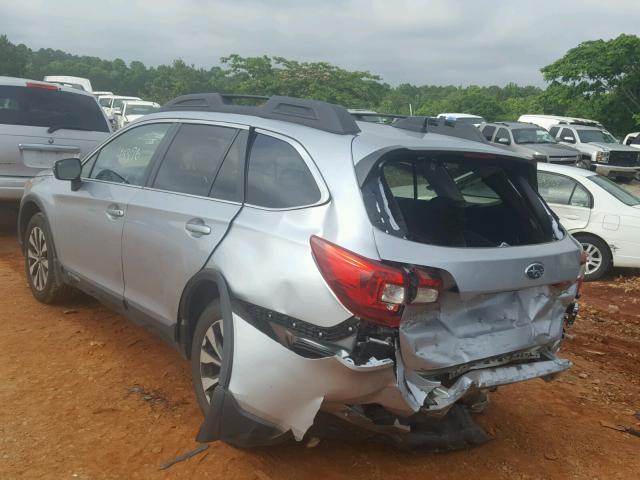 4S4BSENC4G3272624 - 2016 SUBARU OUTBACK 3. GRAY photo 3