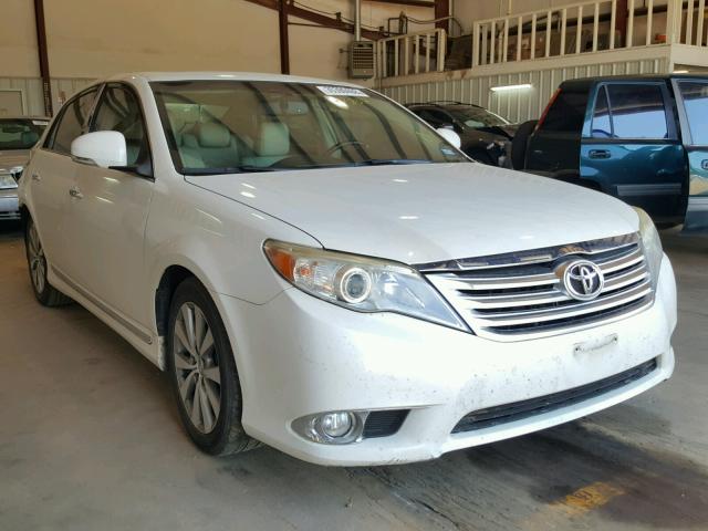4T1BK3DB4BU387837 - 2011 TOYOTA AVALON BAS WHITE photo 1