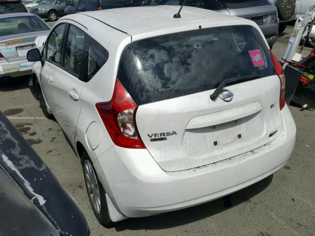 3N1CE2CP3EL362078 - 2014 NISSAN VERSA NOTE WHITE photo 3